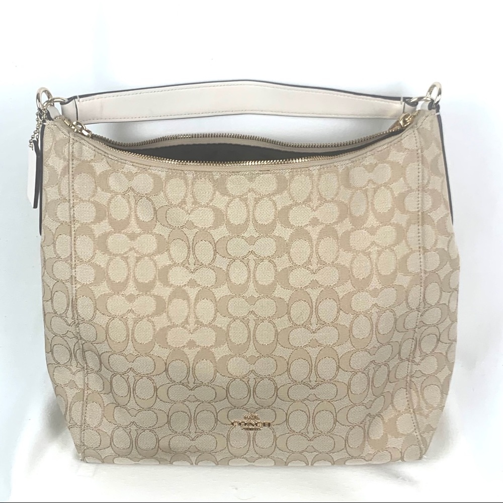 Coach Celeste Hobo Bag Outline Signature F58327 - Picture 7 of 15